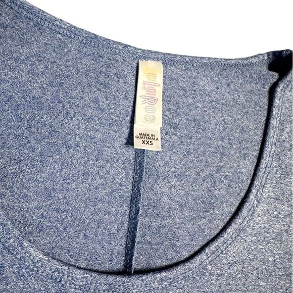 Lula-Roe Perfect Tee Swing tunic jersey Top with half sleeve and side split. - Picture 5 of 6